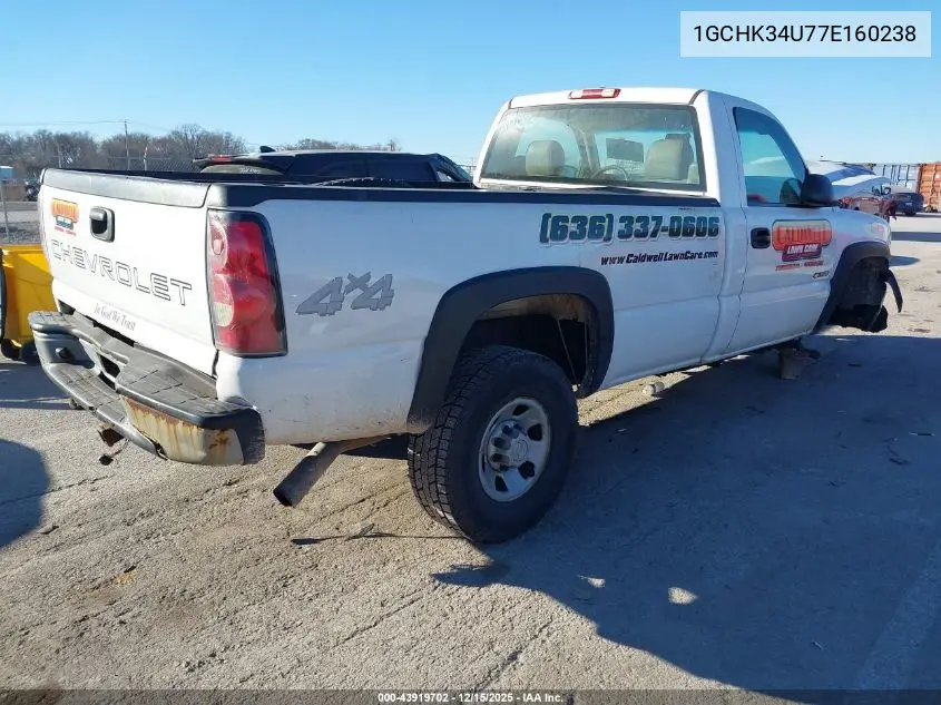 1GCHK34U77E160238 2007 Chevrolet Silverado 3500 Classic Work Truck