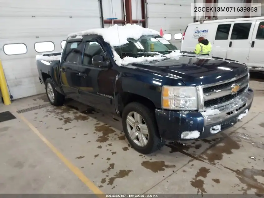 2GCEK13M071639868 2007 Chevrolet Silverado 1500 Lt1/Lt2/Ltz/Work Truck