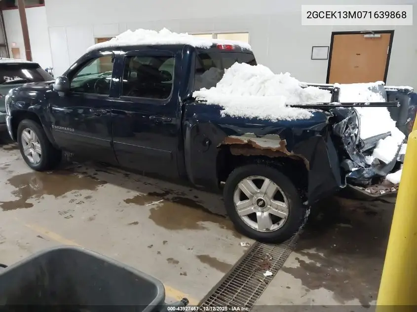 2GCEK13M071639868 2007 Chevrolet Silverado 1500 Lt1/Lt2/Ltz/Work Truck