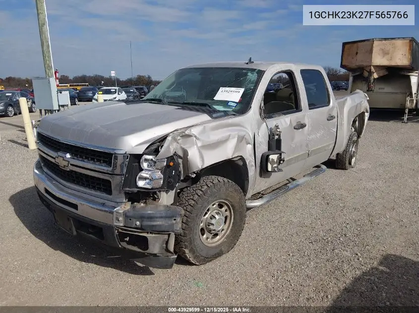 1GCHK23K27F565766 2007 Chevrolet Silverado 2500Hd Lt1