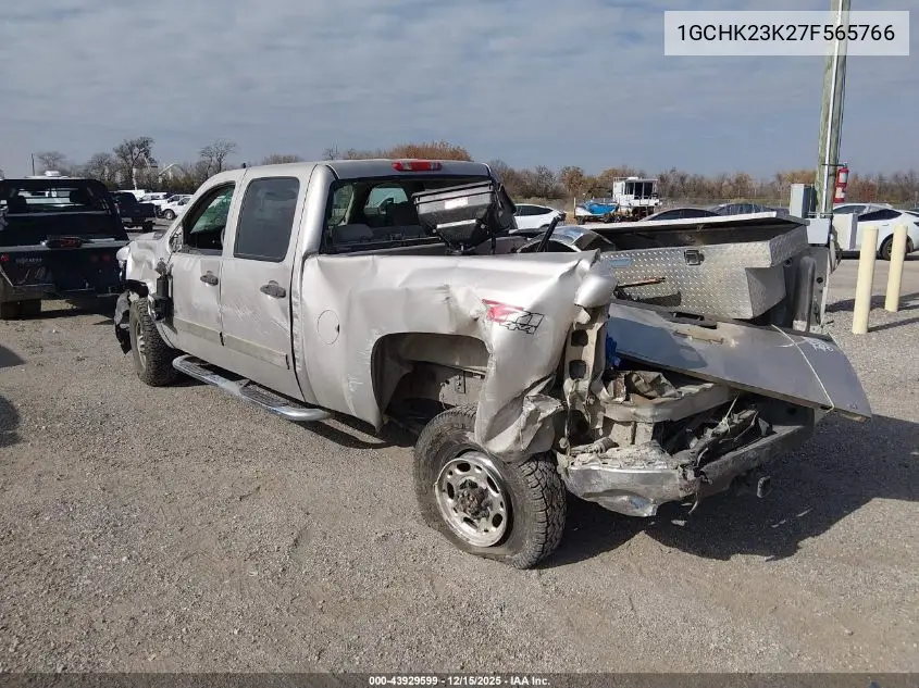1GCHK23K27F565766 2007 Chevrolet Silverado 2500Hd Lt1