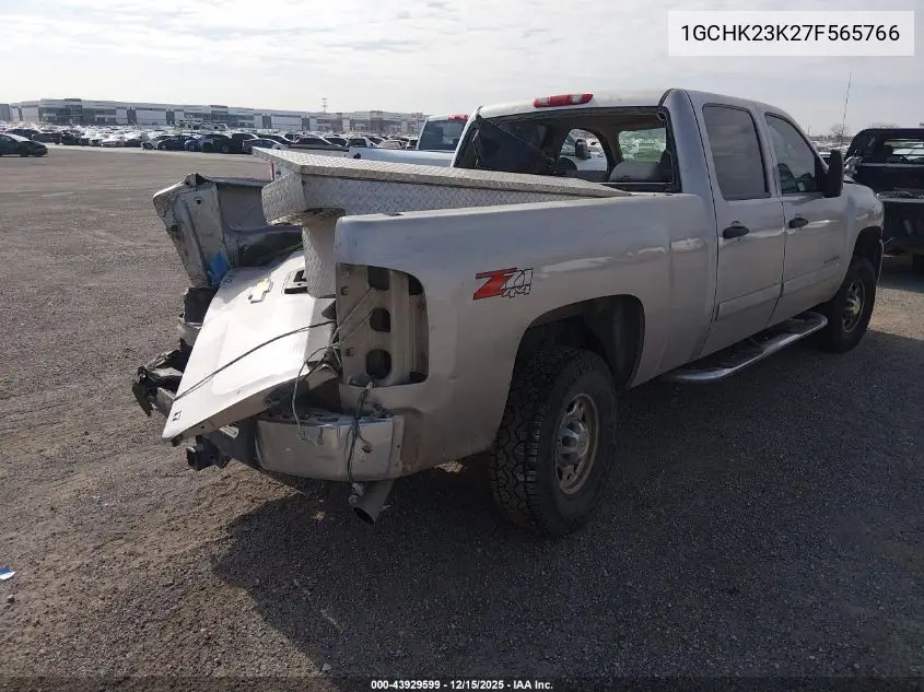 1GCHK23K27F565766 2007 Chevrolet Silverado 2500Hd Lt1