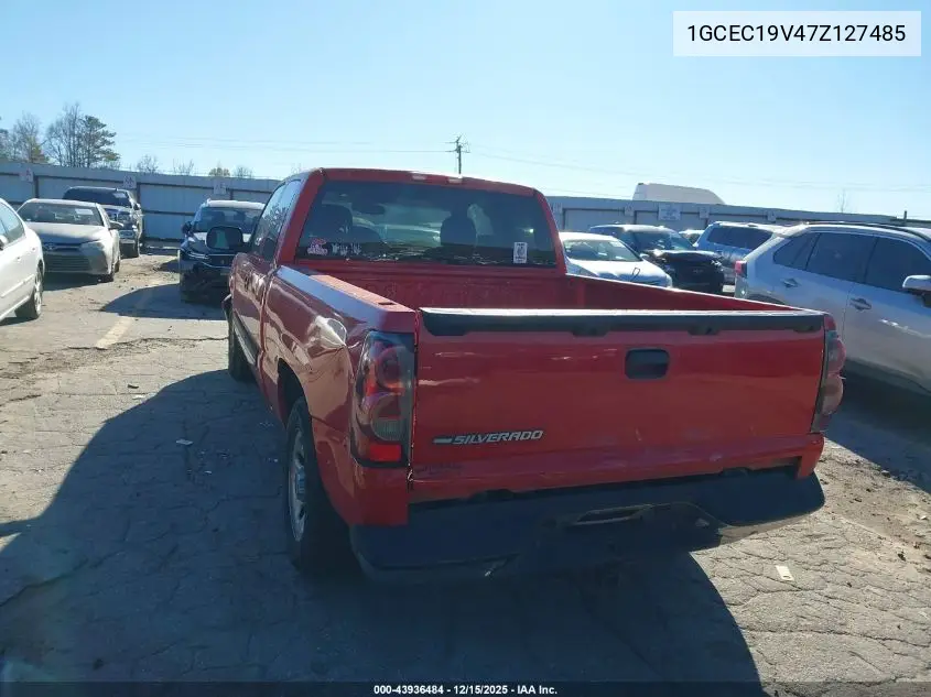 1GCEC19V47Z127485 2007 Chevrolet Silverado 1500 Classic Lt1