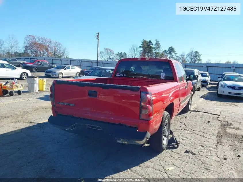 1GCEC19V47Z127485 2007 Chevrolet Silverado 1500 Classic Lt1