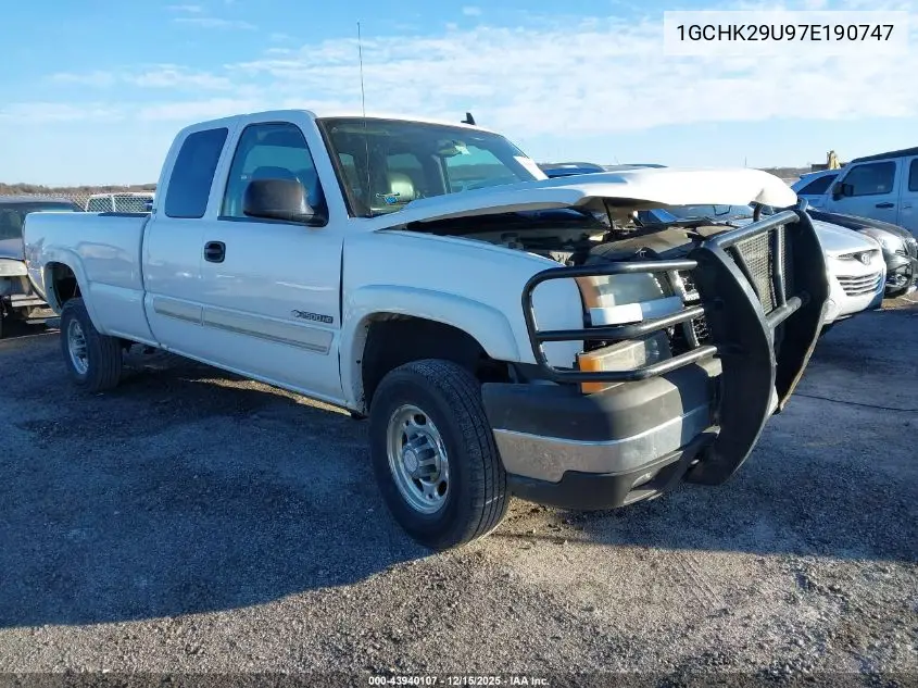 1GCHK29U97E190747 2007 Chevrolet Silverado 2500Hd Classic Lt1