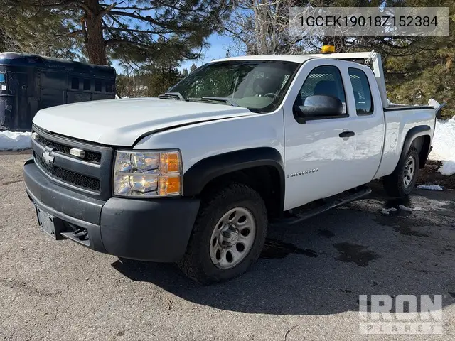1GCEK19018Z152384 2008 Chevrolet Silverado 1500 2008 Chevrolet Silverado 1500 4X4 Extended Cab Pickup