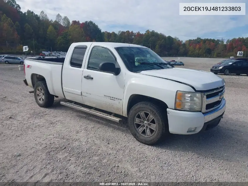 2GCEK19J481233803 2008 Chevrolet Silverado 1500 Lt1