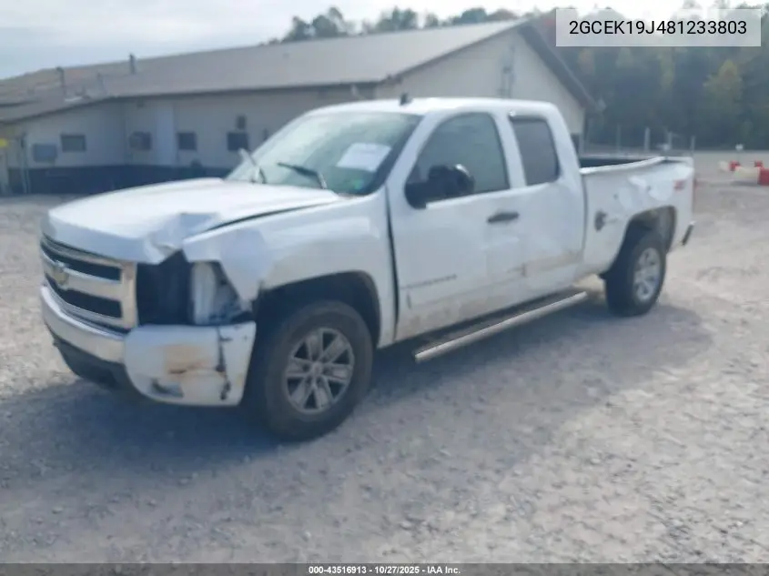 2GCEK19J481233803 2008 Chevrolet Silverado 1500 Lt1