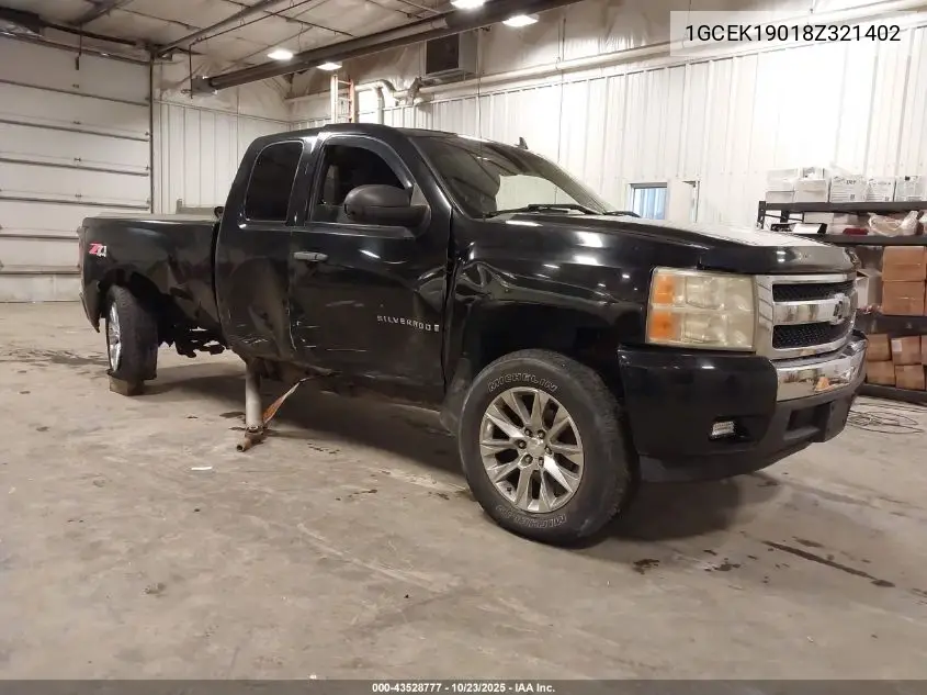 1GCEK19018Z321402 2008 Chevrolet Silverado 1500 Lt1