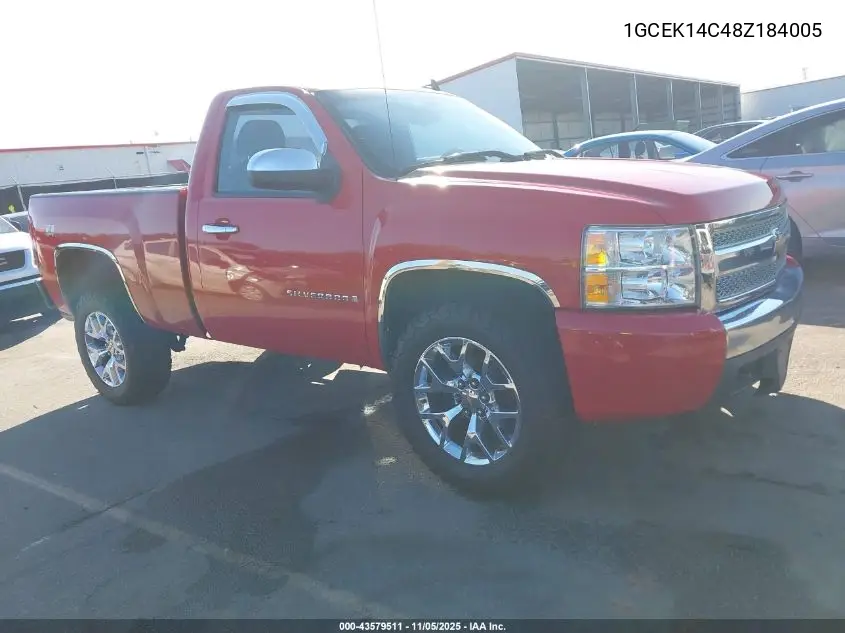1GCEK14C48Z184005 2008 Chevrolet Silverado 1500 Work Truck