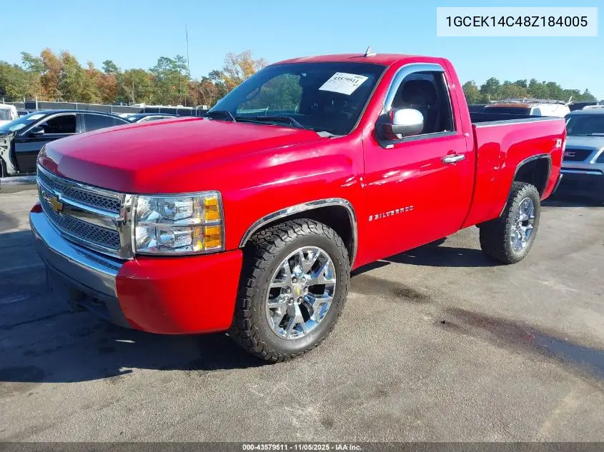1GCEK14C48Z184005 2008 Chevrolet Silverado 1500 Work Truck