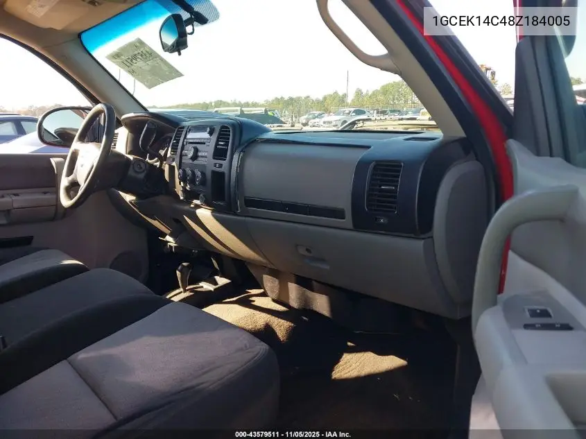 1GCEK14C48Z184005 2008 Chevrolet Silverado 1500 Work Truck