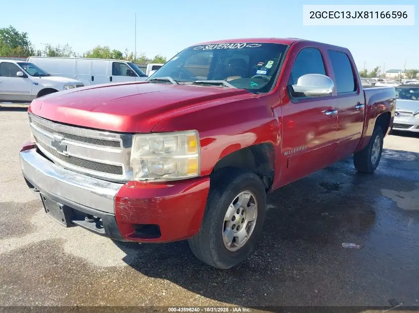 2GCEC13JX81166596 2008 Chevrolet Silverado 1500 Lt1