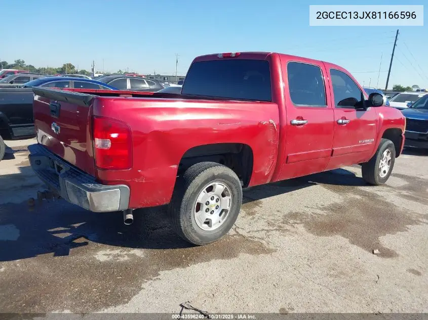 2GCEC13JX81166596 2008 Chevrolet Silverado 1500 Lt1