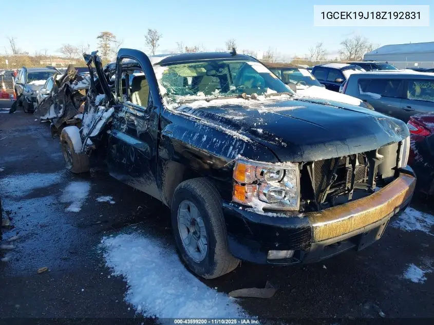 1GCEK19J18Z192831 2008 Chevrolet Silverado 1500 Lt1