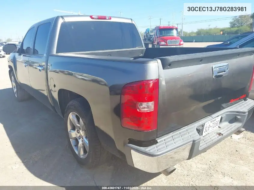 3GCEC13J78G283981 2008 Chevrolet Silverado 1500 Lt1