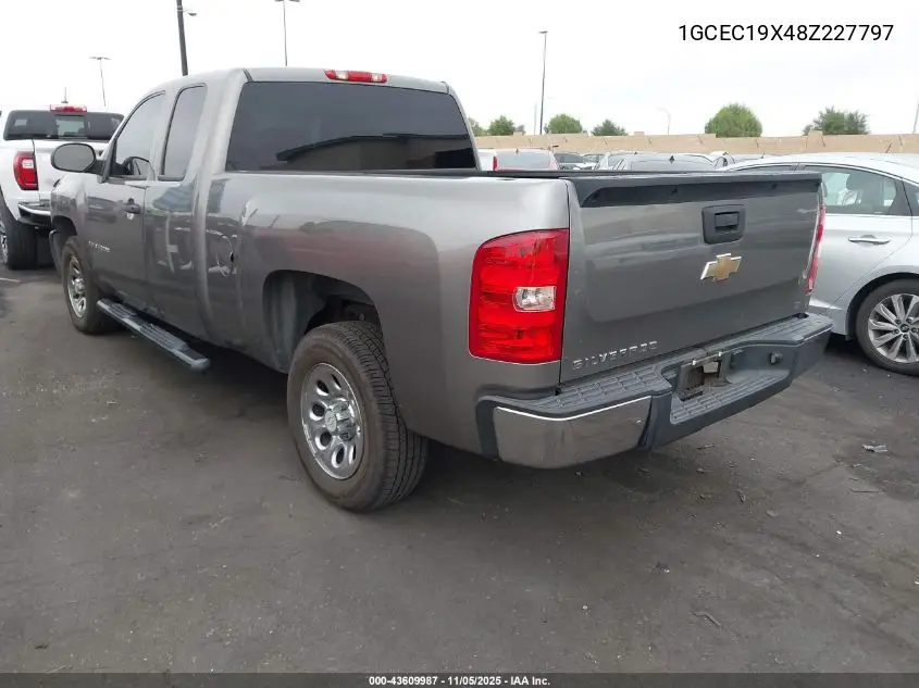 1GCEC19X48Z227797 2008 Chevrolet Silverado 1500 Work Truck