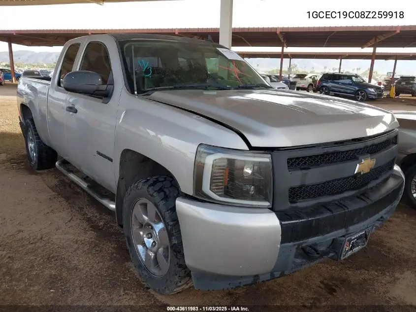 1GCEC19C08Z259918 2008 Chevrolet Silverado 1500 Work Truck