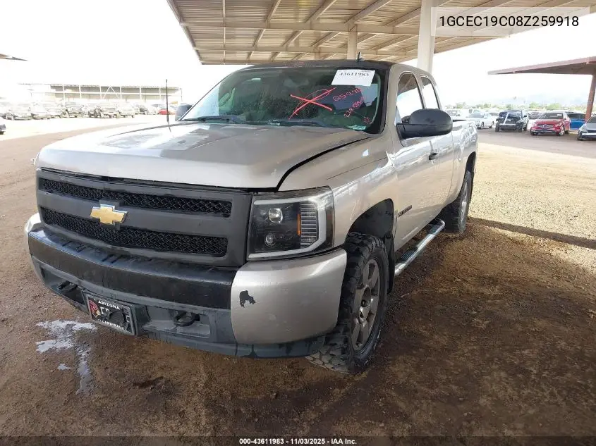 1GCEC19C08Z259918 2008 Chevrolet Silverado 1500 Work Truck