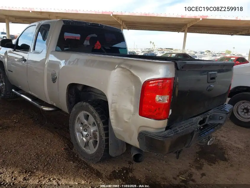1GCEC19C08Z259918 2008 Chevrolet Silverado 1500 Work Truck