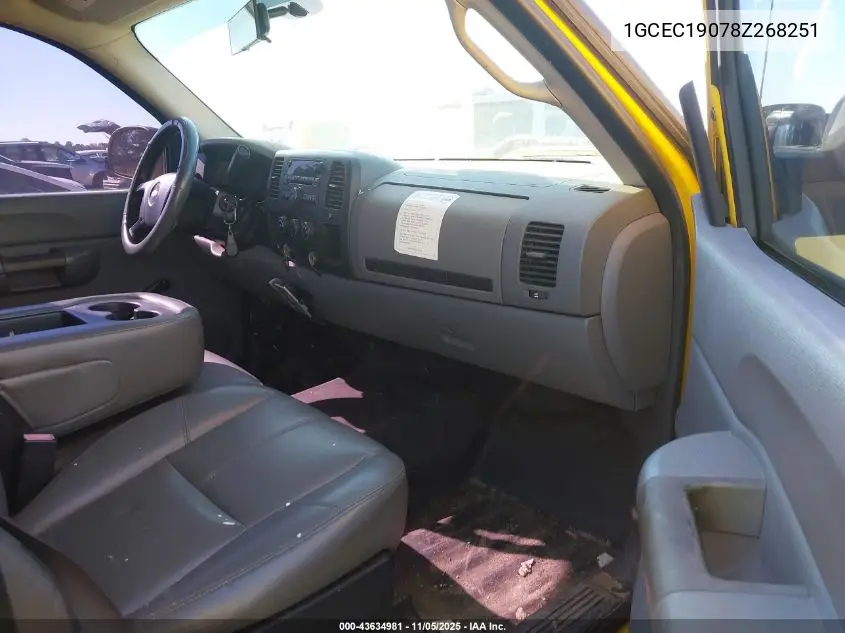 1GCEC19078Z268251 2008 Chevrolet Silverado 1500 Work Truck
