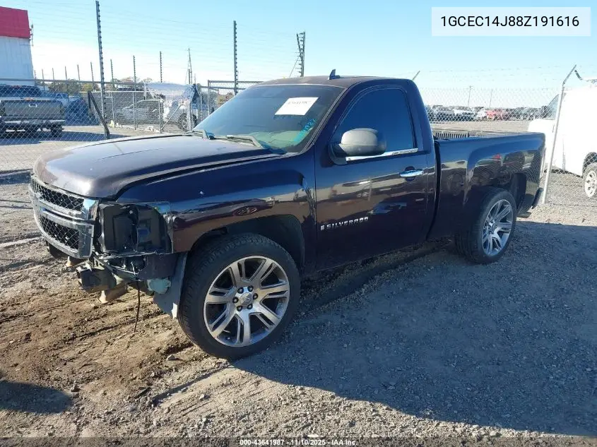 1GCEC14J88Z191616 2008 Chevrolet Silverado 1500 Work Truck