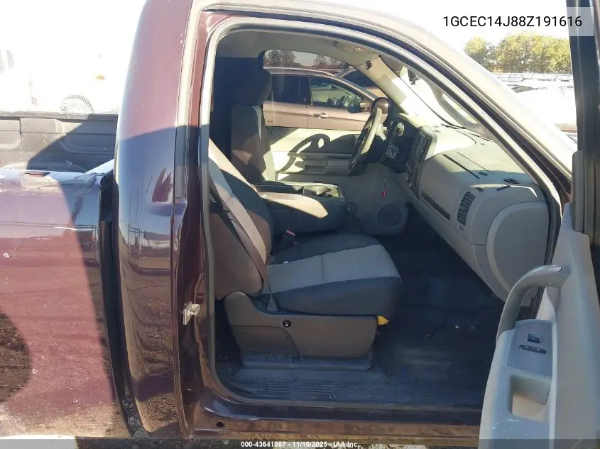 1GCEC14J88Z191616 2008 Chevrolet Silverado 1500 Work Truck