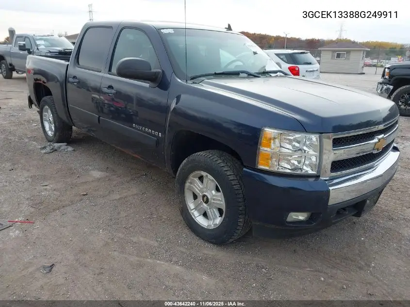 3GCEK13388G249911 2008 Chevrolet Silverado 1500 Lt1