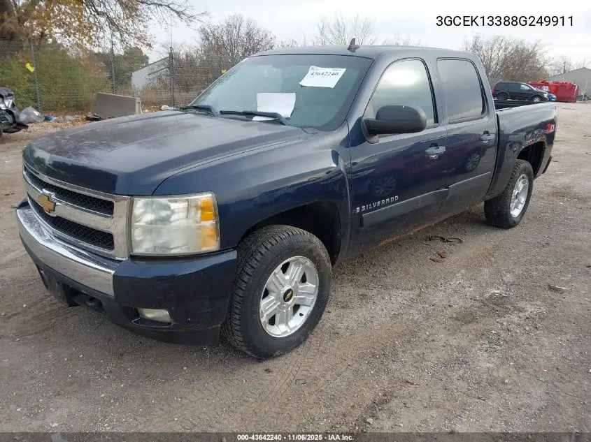 3GCEK13388G249911 2008 Chevrolet Silverado 1500 Lt1
