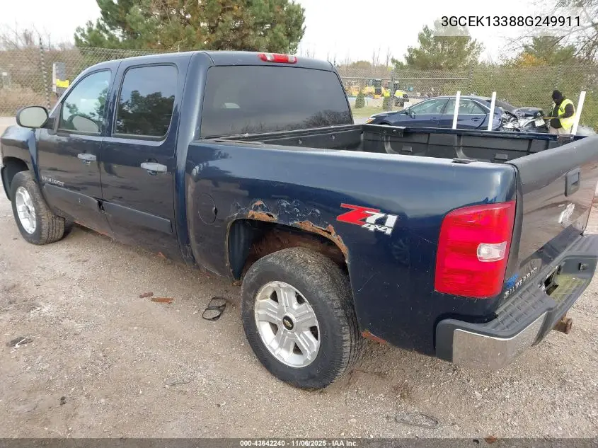 3GCEK13388G249911 2008 Chevrolet Silverado 1500 Lt1