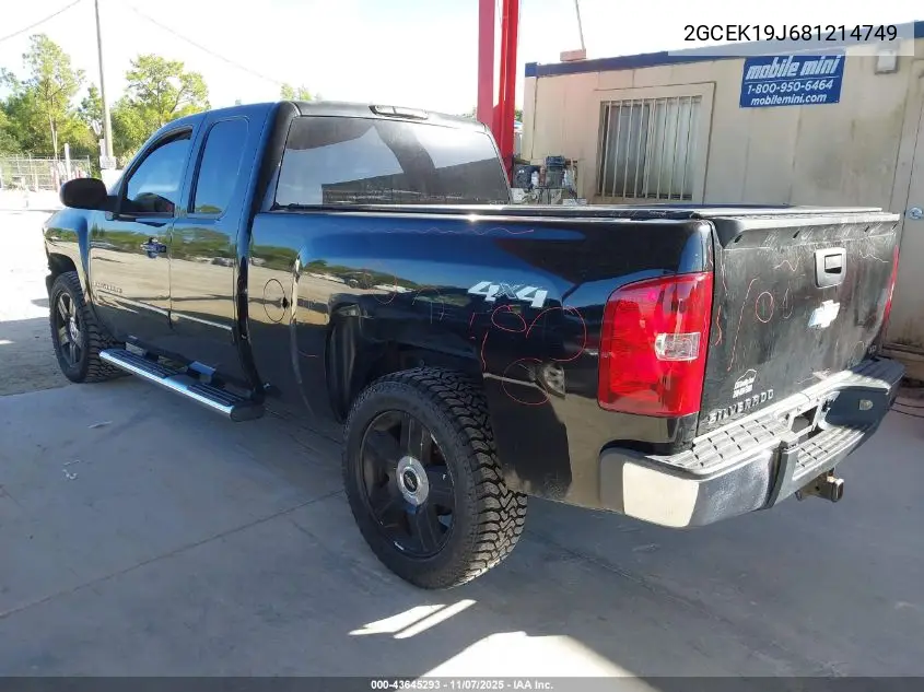2GCEK19J681214749 2008 Chevrolet Silverado 1500 Ltz
