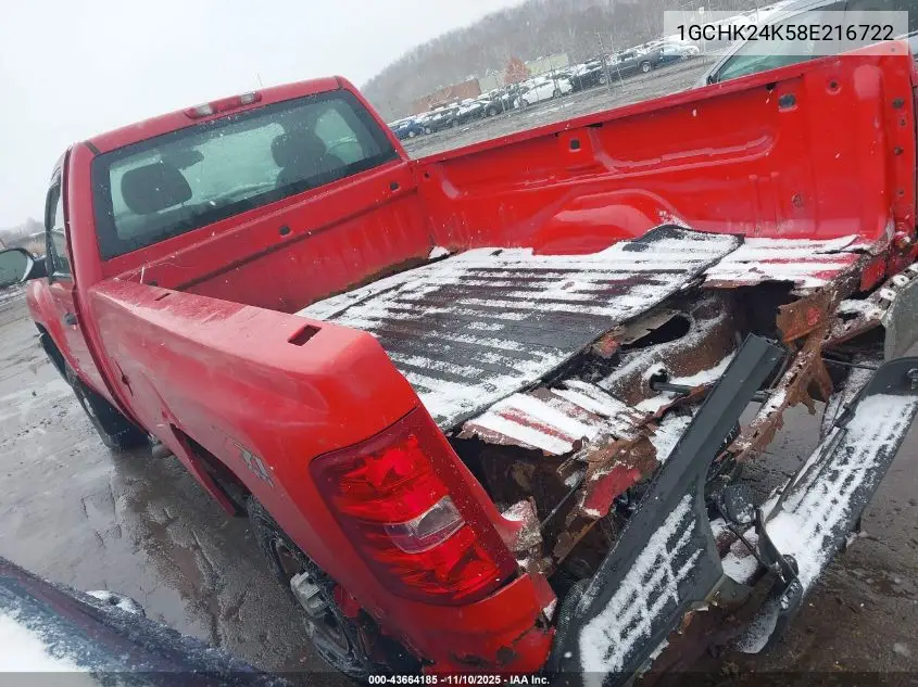 1GCHK24K58E216722 2008 Chevrolet Silverado 2500Hd Work Truck