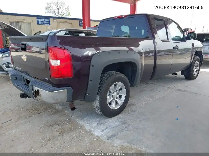 2GCEK19C981281606 2008 Chevrolet Silverado 1500 Work Truck