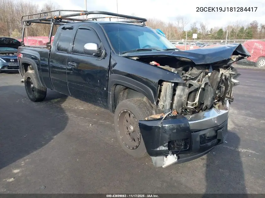2GCEK19J181284417 2008 Chevrolet Silverado 1500 Lt1/Lt2/Ltz/Work Truck