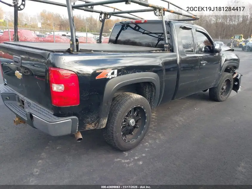 2GCEK19J181284417 2008 Chevrolet Silverado 1500 Lt1/Lt2/Ltz/Work Truck
