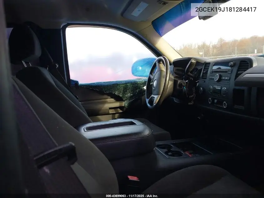 2GCEK19J181284417 2008 Chevrolet Silverado 1500 Lt1/Lt2/Ltz/Work Truck