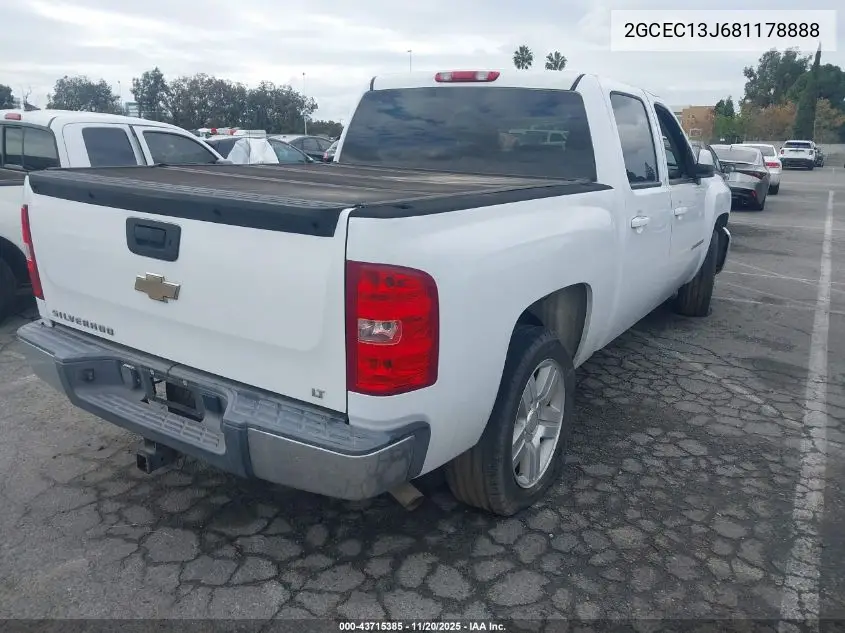 2GCEC13J681178888 2008 Chevrolet Silverado 1500 Lt1