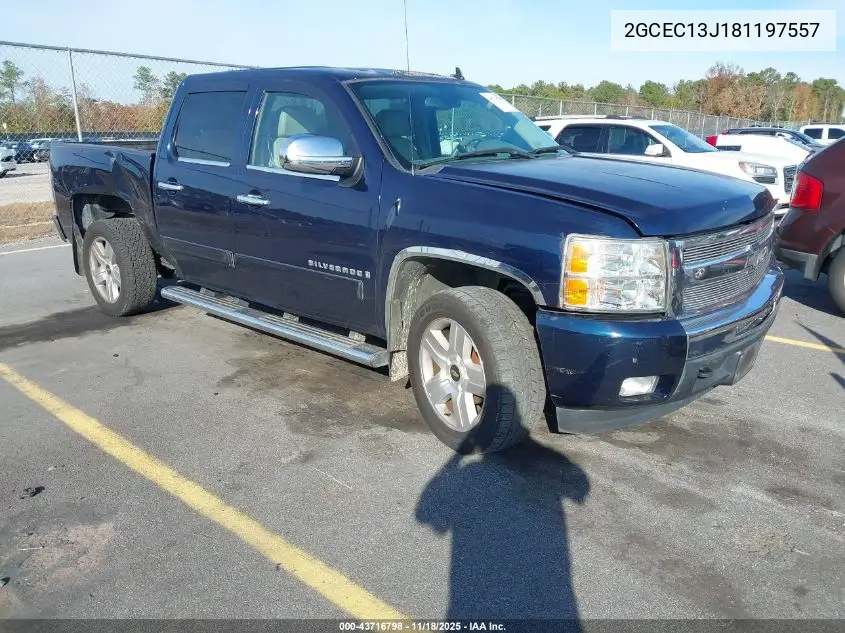 2GCEC13J181197557 2008 Chevrolet Silverado 1500 Ltz