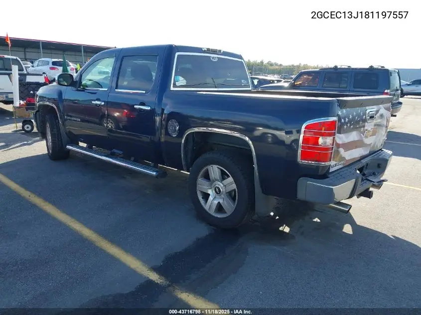 2GCEC13J181197557 2008 Chevrolet Silverado 1500 Ltz