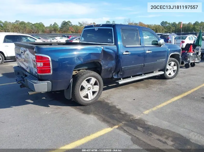 2GCEC13J181197557 2008 Chevrolet Silverado 1500 Ltz