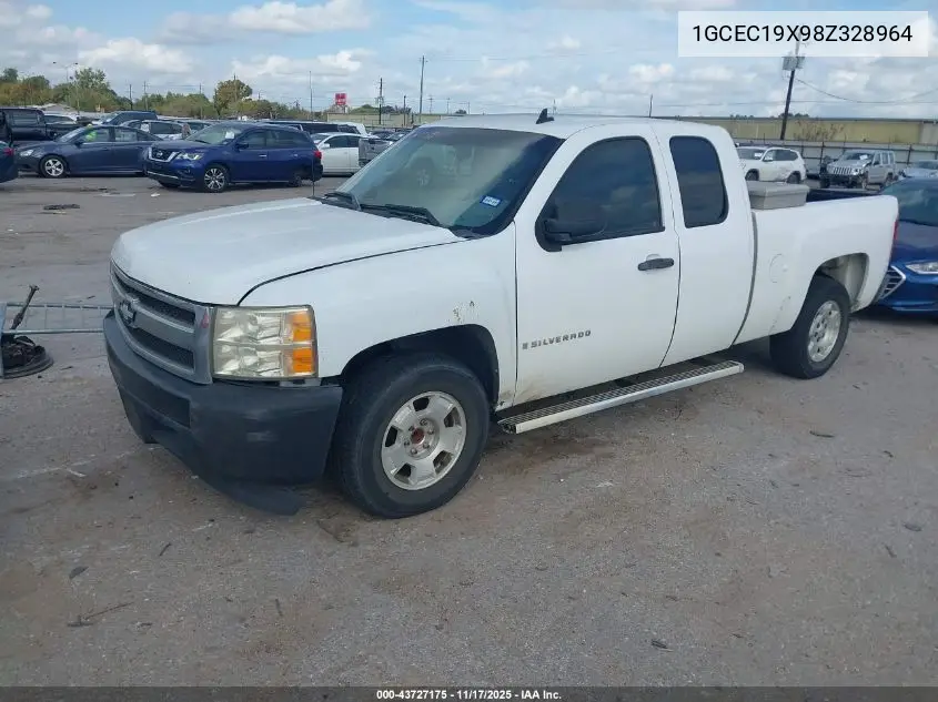 1GCEC19X98Z328964 2008 Chevrolet Silverado 1500 Work Truck