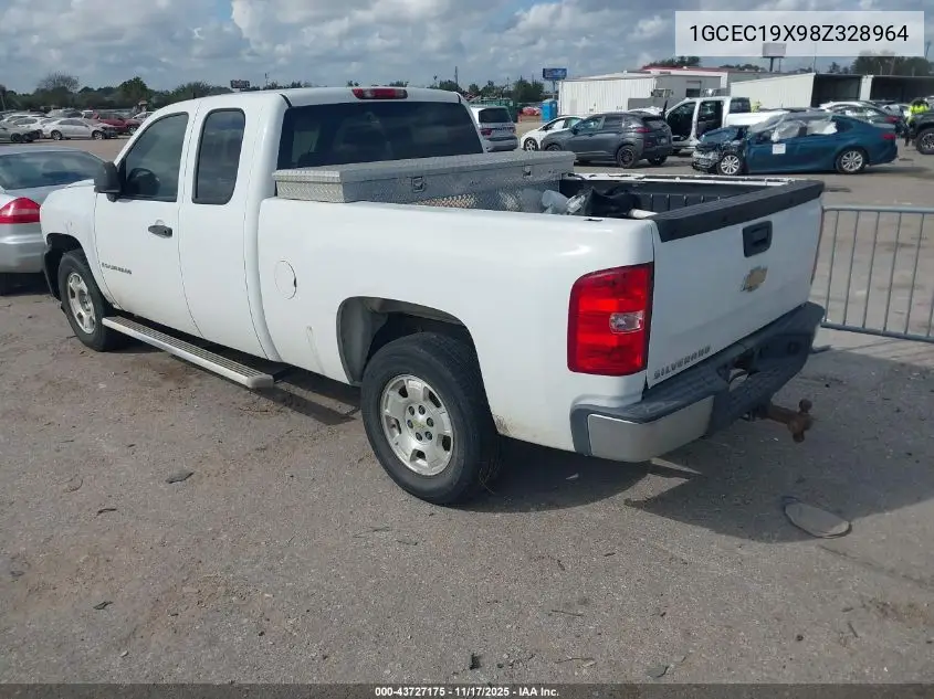 1GCEC19X98Z328964 2008 Chevrolet Silverado 1500 Work Truck