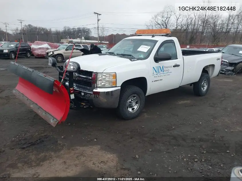1GCHK24K48E182448 2008 Chevrolet Silverado 2500Hd Work Truck