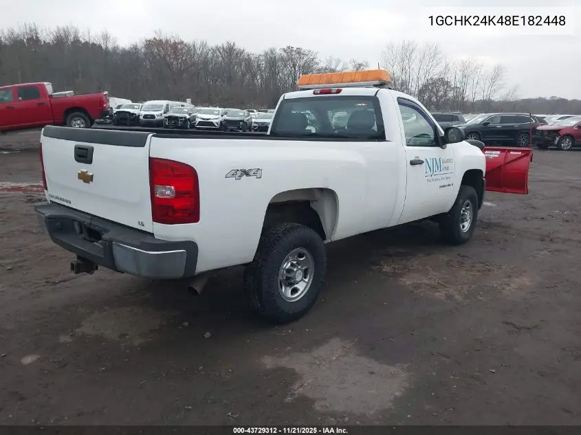 1GCHK24K48E182448 2008 Chevrolet Silverado 2500Hd Work Truck