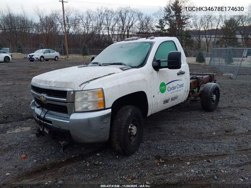1GCHK34678E174630 2008 Chevrolet Silverado 3500Hd Work Truck