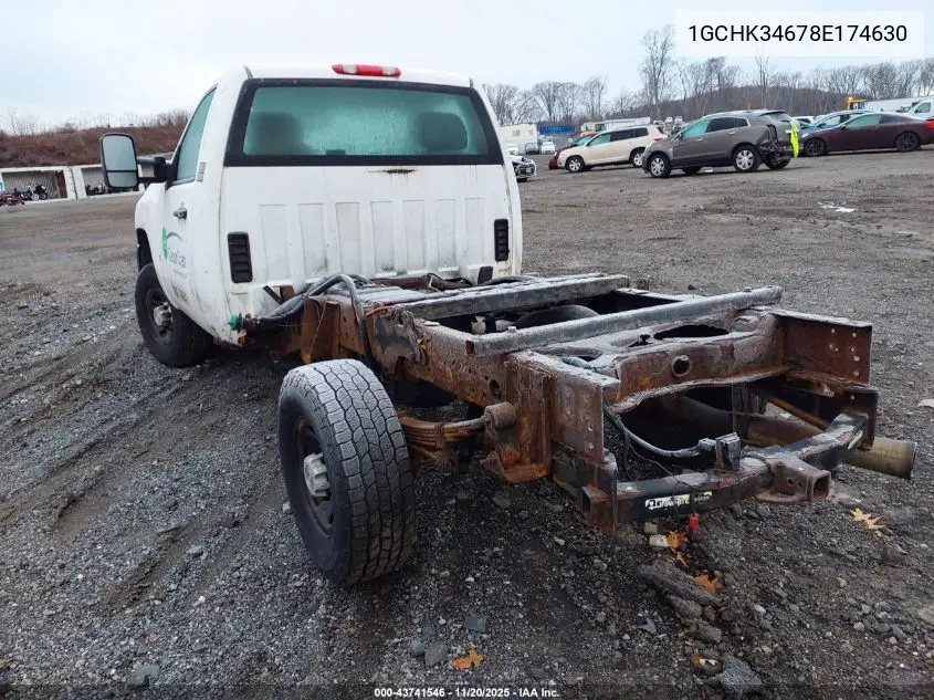 1GCHK34678E174630 2008 Chevrolet Silverado 3500Hd Work Truck