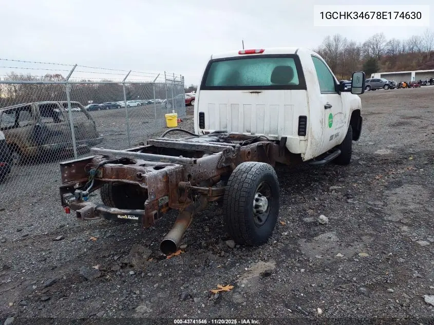1GCHK34678E174630 2008 Chevrolet Silverado 3500Hd Work Truck