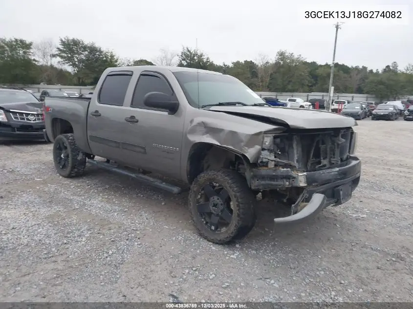 3GCEK13J18G274082 2008 Chevrolet Silverado 1500 Lt1