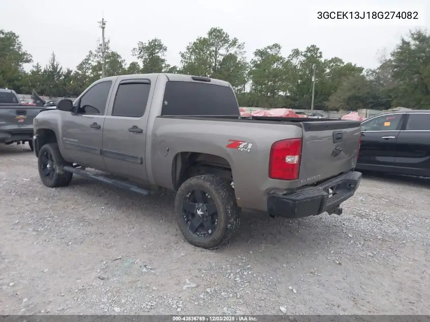 3GCEK13J18G274082 2008 Chevrolet Silverado 1500 Lt1