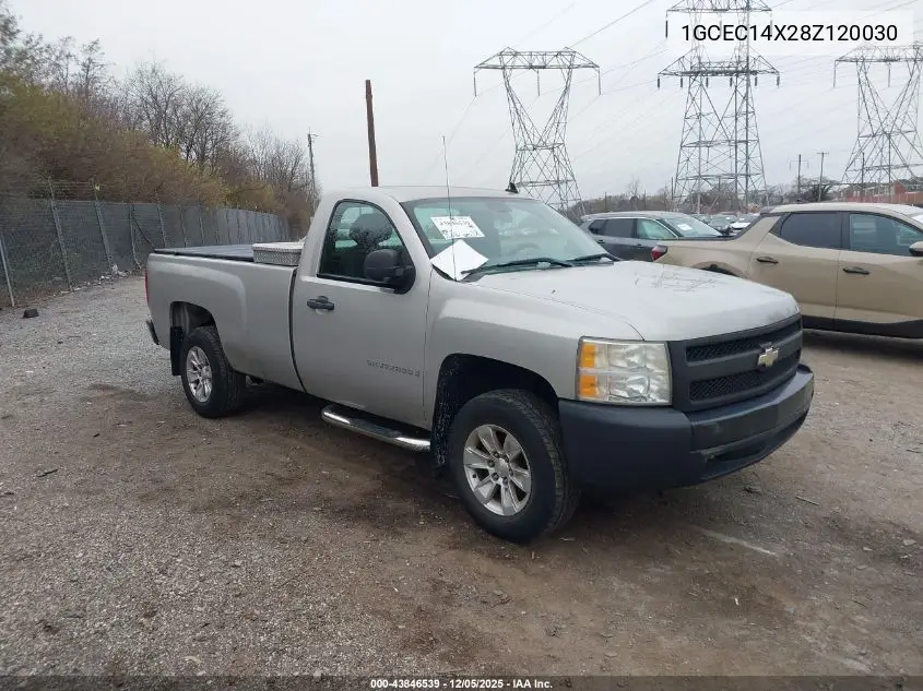 1GCEC14X28Z120030 2008 Chevrolet Silverado 1500 Work Truck